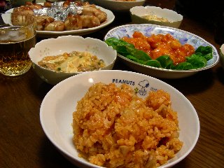 クリスマスといえばチキン・・・と言ってもチキンライス