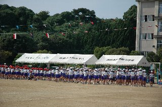 運動会 全校生徒